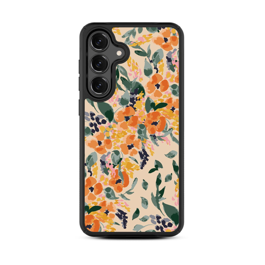 MyBat Design Lab Series Case for Samsung Galaxy S25 Fan Edition - Marigold Mix