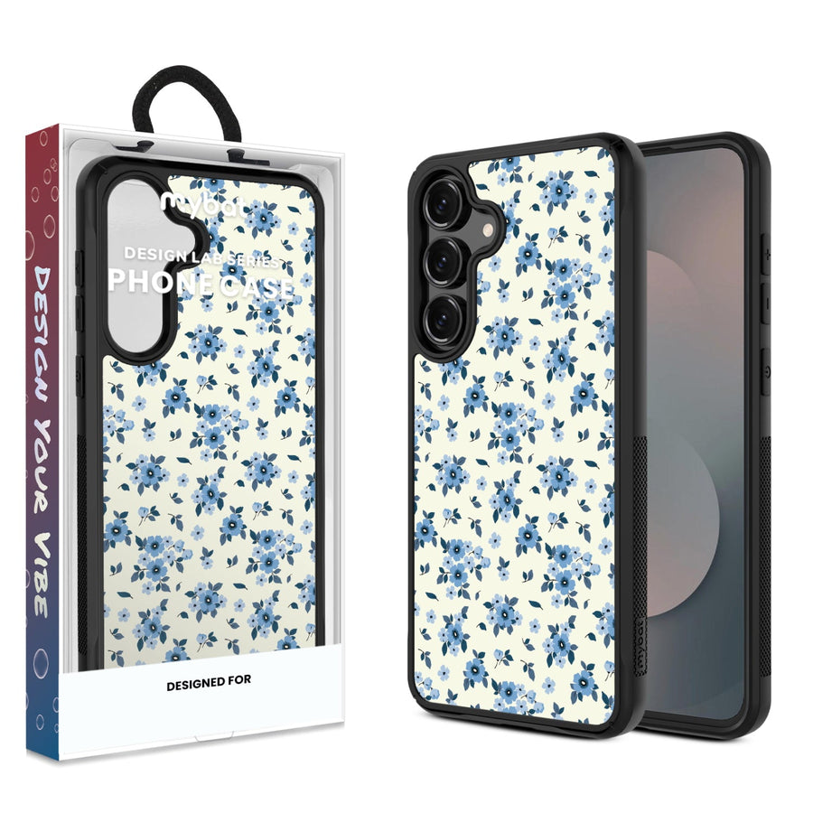 MyBat Design Lab Series Case for Samsung Galaxy S25 Fan Edition - Porcelain Petals