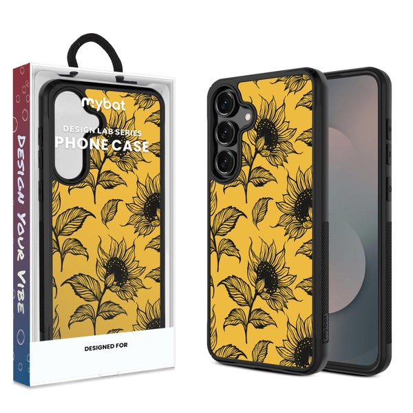 MyBat Design Lab Series Case for Samsung Galaxy S25 Fan Edition - Golden Sunflowers - MSS25FECSLESMP444-1.jpg