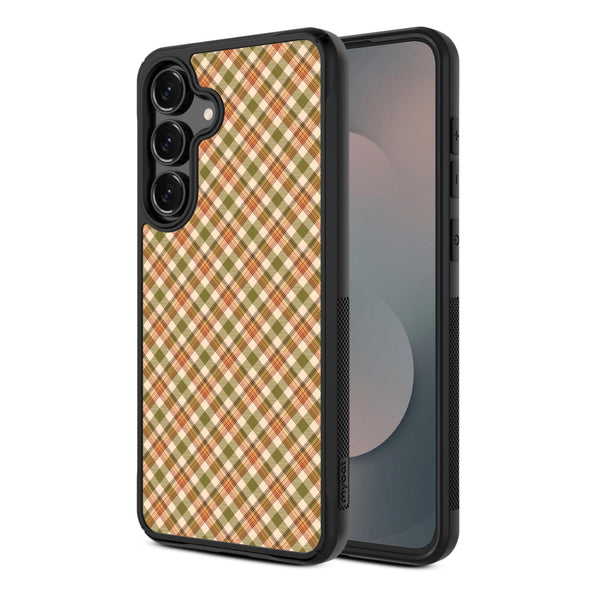 MyBat Design Lab Series Case for Samsung Galaxy S25 Fan Edition - Autumn Tartan - MSS25FECSLESMP446-2.jpg