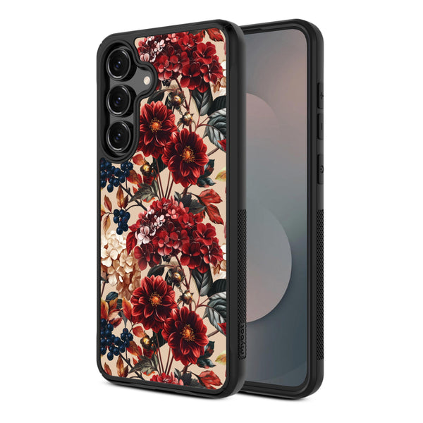 MyBat Design Lab Series Case for Samsung Galaxy S25 Fan Edition - Rust & Bloom - MSS25FECSLESMP449-2.jpg
