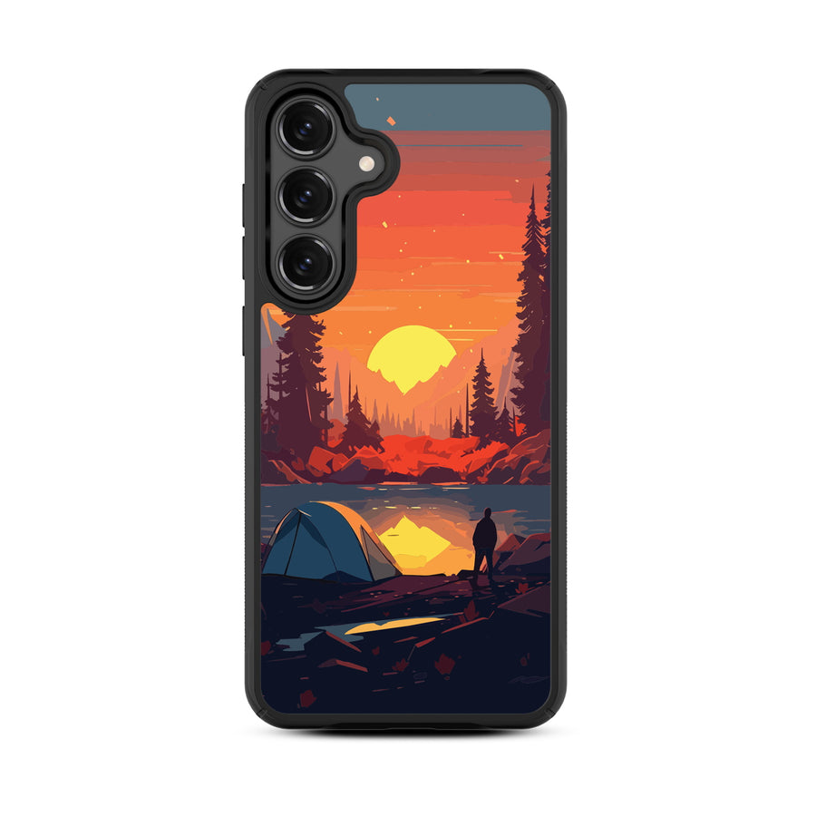 MyBat Design Lab Series Case for Samsung Galaxy S25 Fan Edition - Sunset Camp - MSS25FECSLESMP450-3.jpg