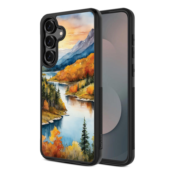 MyBat Design Lab Series Case for Samsung Galaxy S25 Fan Edition - Impressionist Foliage - MSS25FECSLESMP452-2.jpg