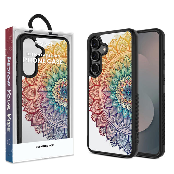 MyBat Design Lab Series Case for Samsung Galaxy S25 Fan Edition - Rainbow Mandala - MSS25FECSLESMP457-1.jpg
