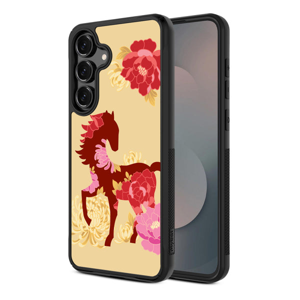 MyBat Design Lab Series Case for Samsung Galaxy S25 Fan Edition - Peony Pedigree - MSS25FECSLESMP464-2.jpg