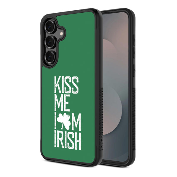 MyBat Design Lab Series Case for Samsung Galaxy S25 Fan Edition - Kiss Me I'm Irish - MSS25FECSLESMP465-2.jpg