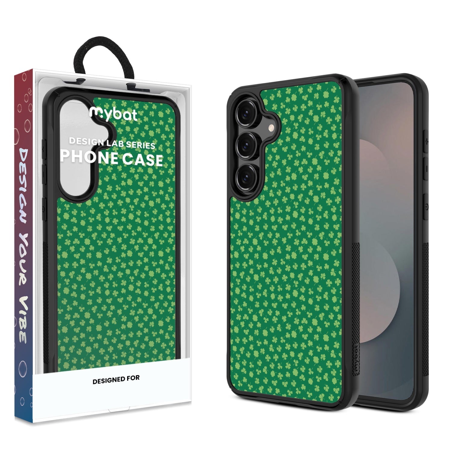 MyBat Design Lab Series Case for Samsung Galaxy S25 Fan Edition - Lucky Clover