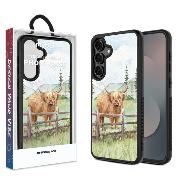 MyBat Design Lab Series Case for Samsung Galaxy S25 Fan Edition - Highland Cow - MSS25FECSLESMP470-1.jpg