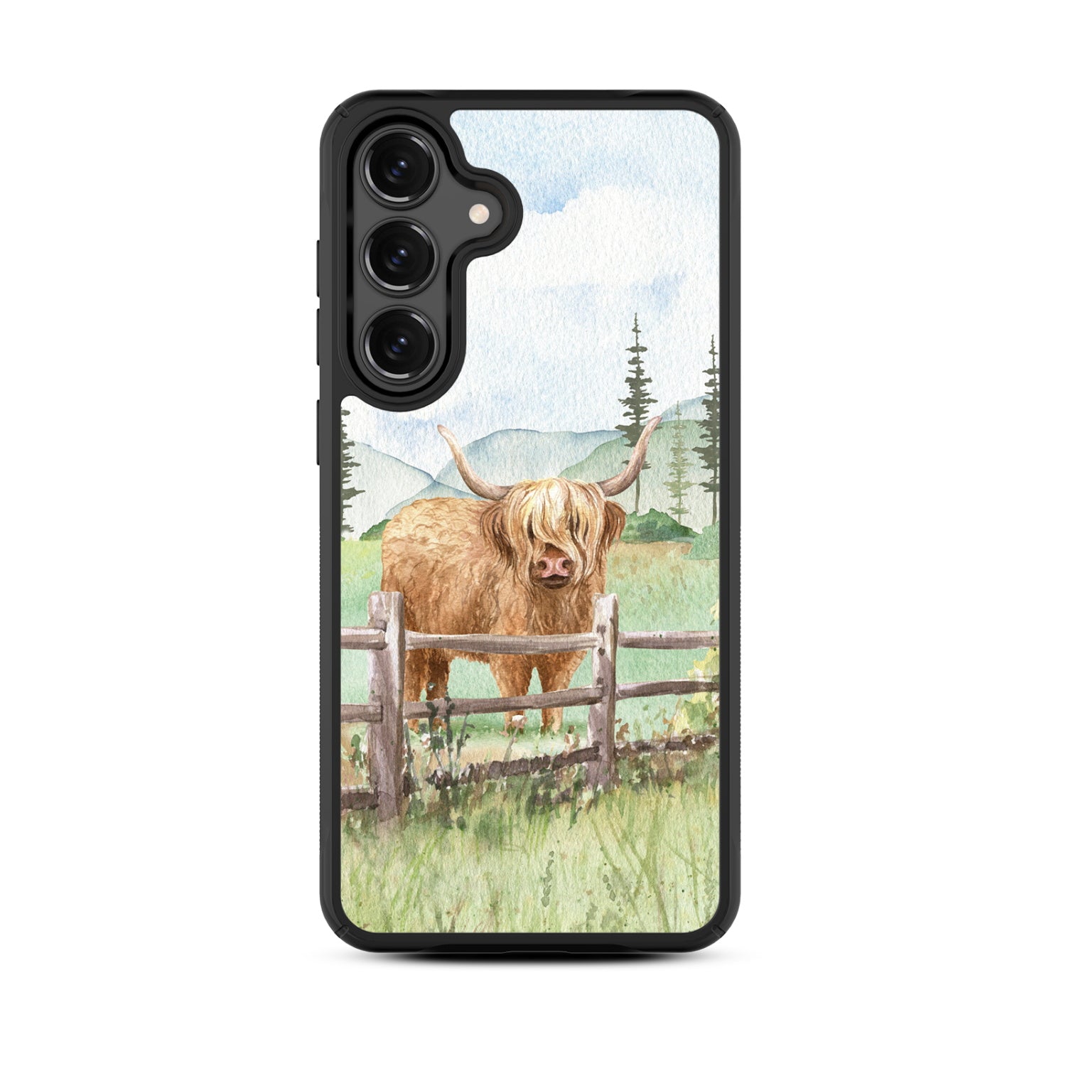 MyBat Design Lab Series Case for Samsung Galaxy S25 Fan Edition - Highland Cow