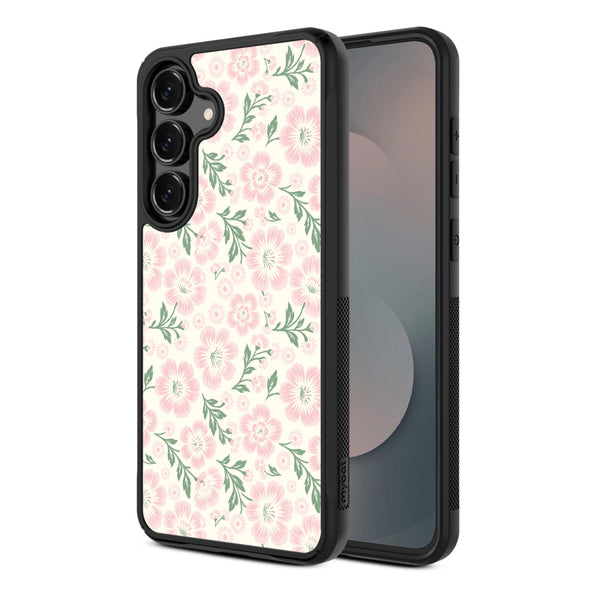 MyBat Design Lab Series Case for Samsung Galaxy S25 Fan Edition - Pink Posies - MSS25FECSLESMP473-2.jpg