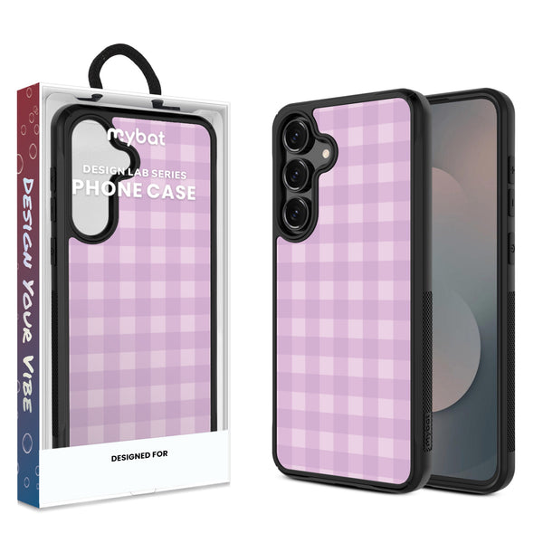 MyBat Design Lab Series Case for Samsung Galaxy S25 Fan Edition - Purple Plaid - MSS25FECSLESMP483-1.jpg