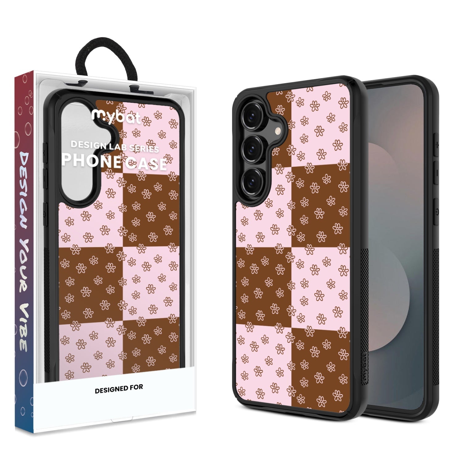 MyBat Design Lab Series Case for Samsung Galaxy S25 Fan Edition - Flower Patches