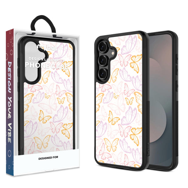 MyBat Design Lab Series Case for Samsung Galaxy S25 Fan Edition - Wing Outline - MSS25FECSLESMP491-1.jpg