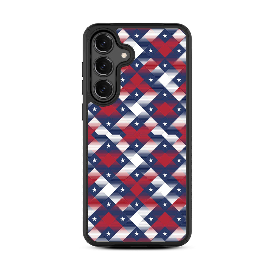 MyBat Design Lab Series Case for Samsung Galaxy S25 Fan Edition – Americana Plaid - MSS25FECSLESMP523-2.JPG
