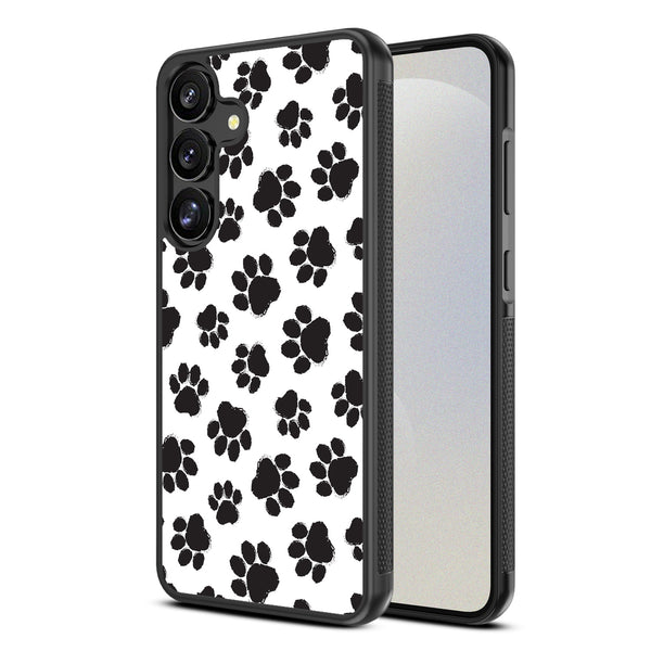 MyBat Design Lab Series Case for Samsung Galaxy S25 Plus - Black Paw Prints - MSS25PCSLESM002-2.jpg