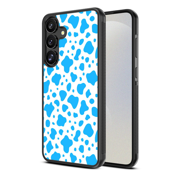 MyBat Design Lab Series Case for Samsung Galaxy S25 Plus - Blue Cow Print - MSS25PCSLESM016-2.jpg