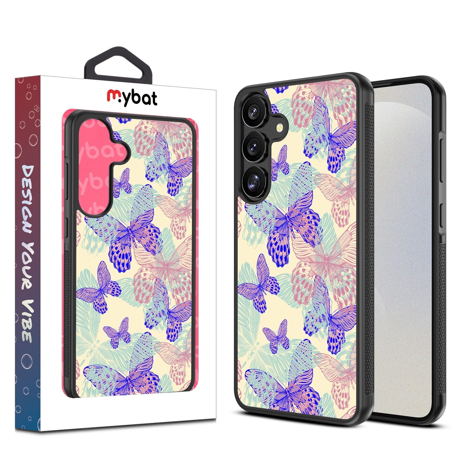 MyBat Design Lab Series Case for Samsung Galaxy S25 Plus - Butterflies