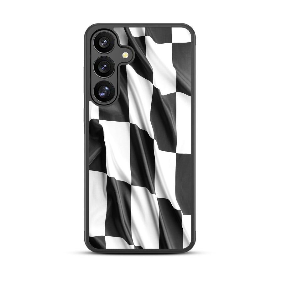 MyBat Design Lab Series Case for Samsung Galaxy S25 Plus - Racing Flag