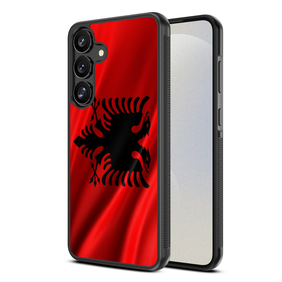 MyBat Design Lab Series Case for Samsung Galaxy S25 Plus - Albania Flag - MSS25PCSLESM140-2.jpg
