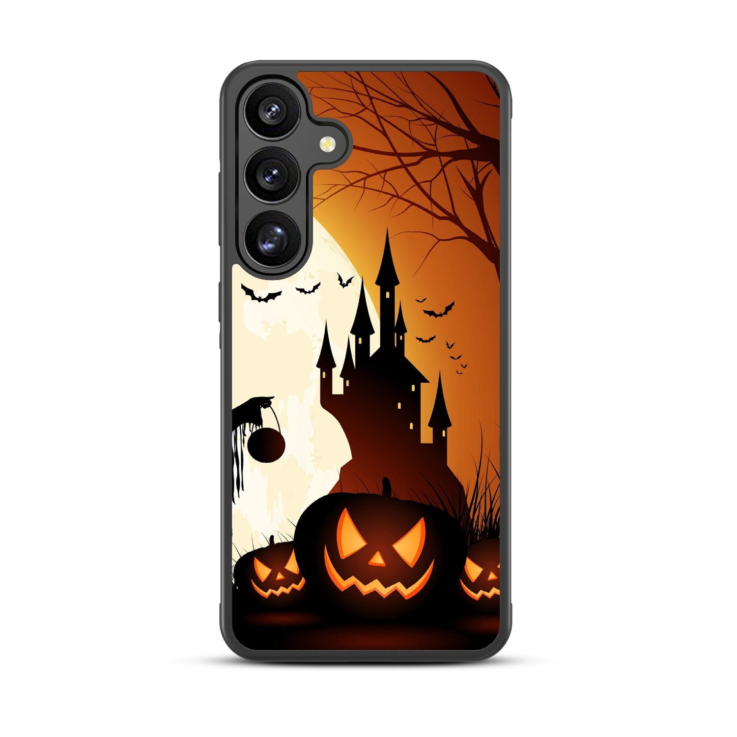 MyBat Design Lab Series Case for Samsung Galaxy S25 Plus - Spooky Pumpkin Patch