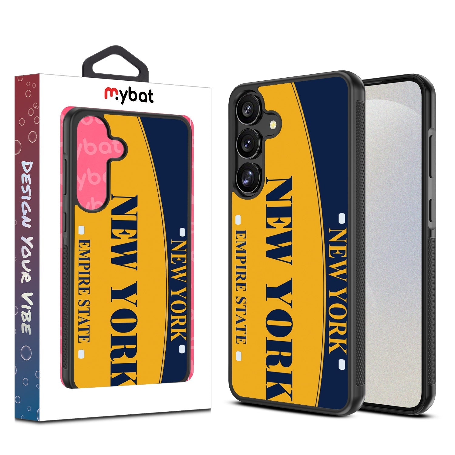 MyBat Design Lab Series Case for Samsung Galaxy S25 Plus - New York License Plate