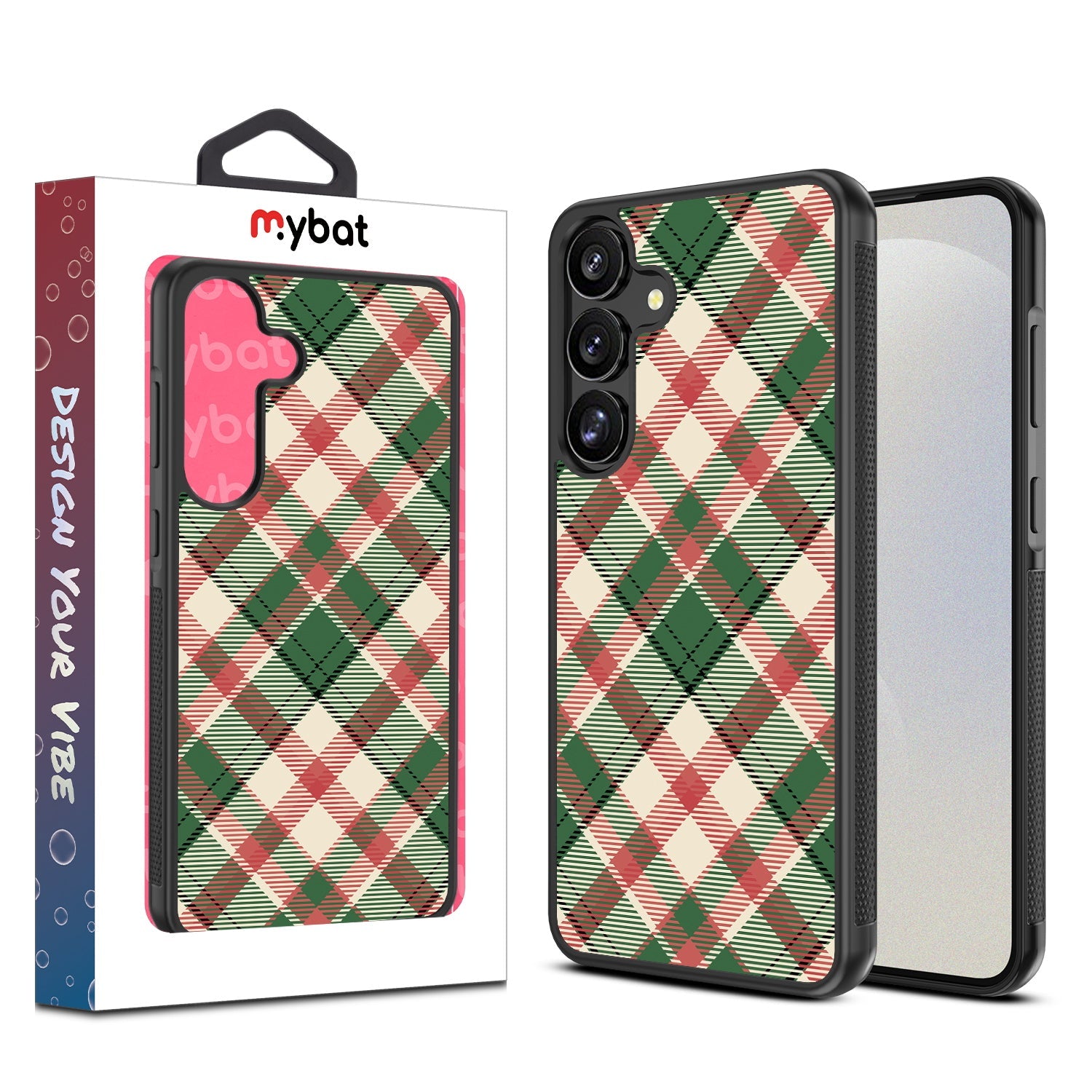 MyBat Design Lab Series Case for Samsung Galaxy S25 Plus - Rustic Plaid