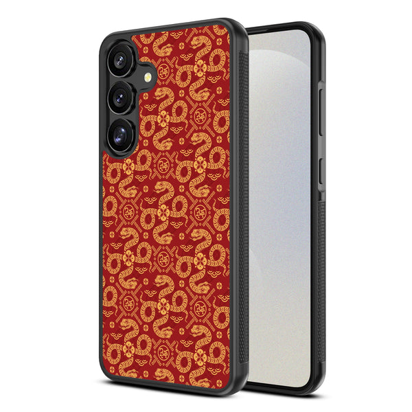 MyBat Design Lab Series Case for Samsung Galaxy S25 Plus - Golden Snake Dance - MSS25PCSLESM317-2.jpg