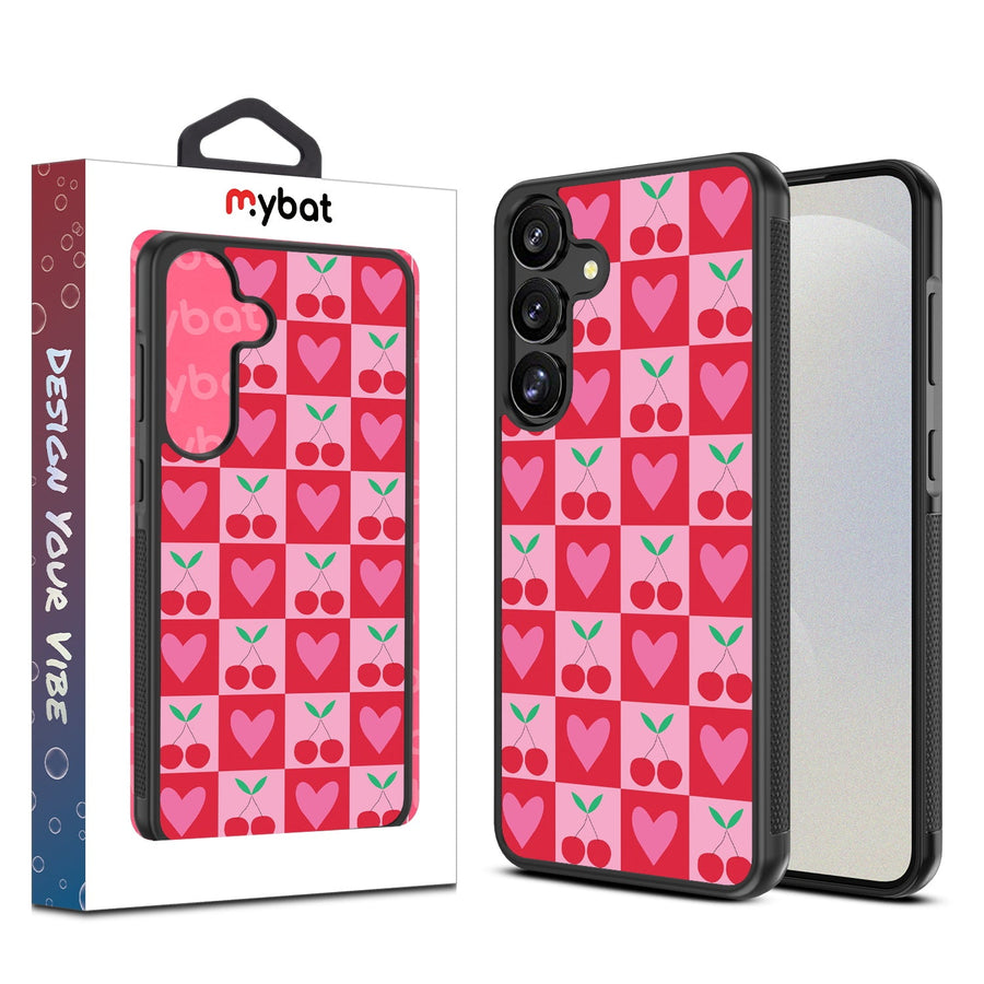 MyBat Design Lab Series Case for Samsung Galaxy S25 Plus - Cherry Hearts