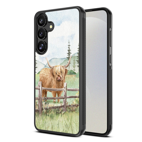 MyBat Design Lab Series Case for Samsung Galaxy S25 Plus - Highland Cow - MSS25PCSLESM470-2.jpg