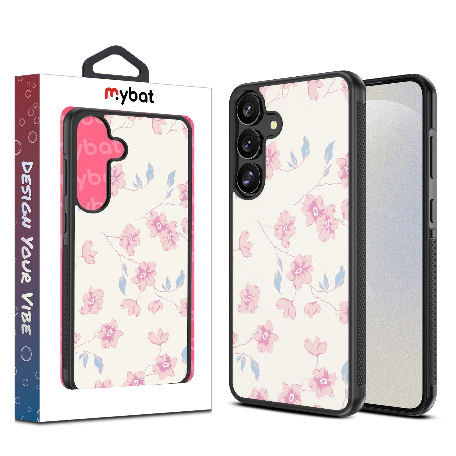 MyBat Design Lab Series Case for Samsung Galaxy S25 Plus - Rose Mallow