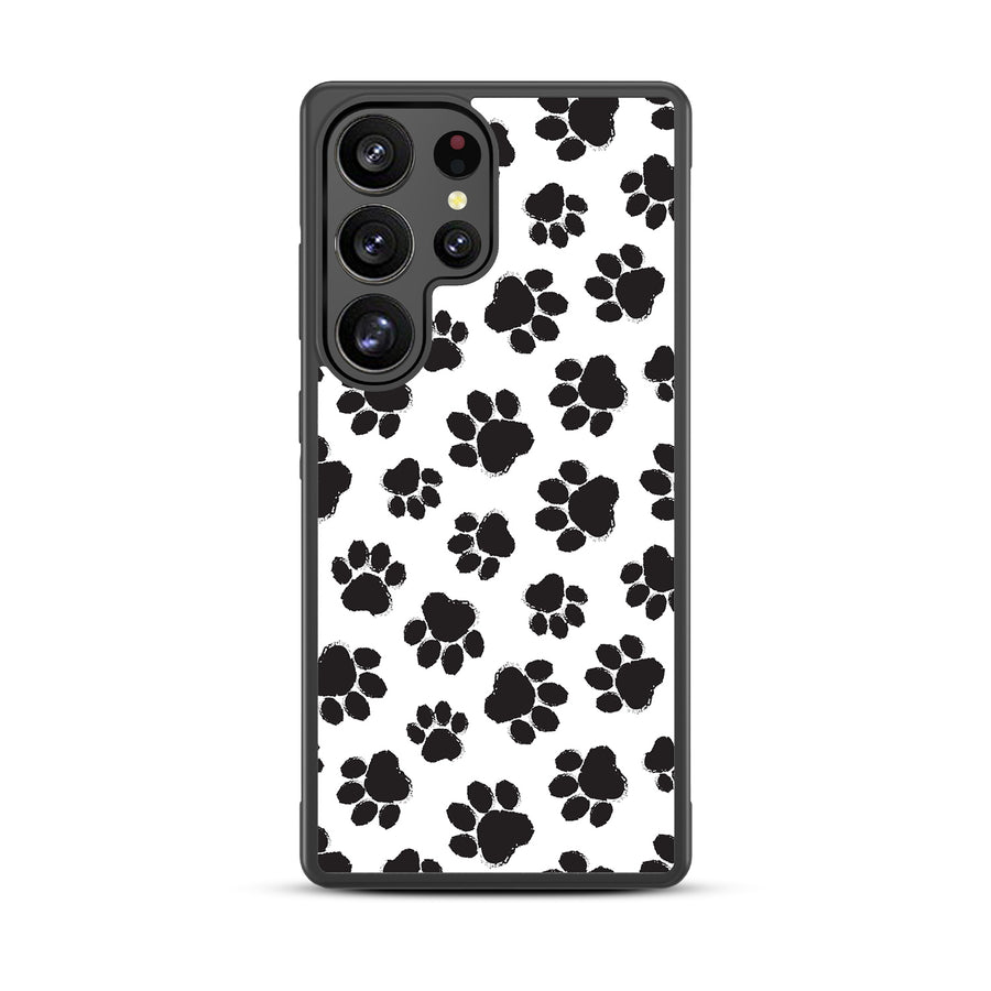MyBat Design Lab Series Case for Samsung Galaxy S25 Ultra - Black Paw Prints - MSS25UCSLESM002-3.jpg