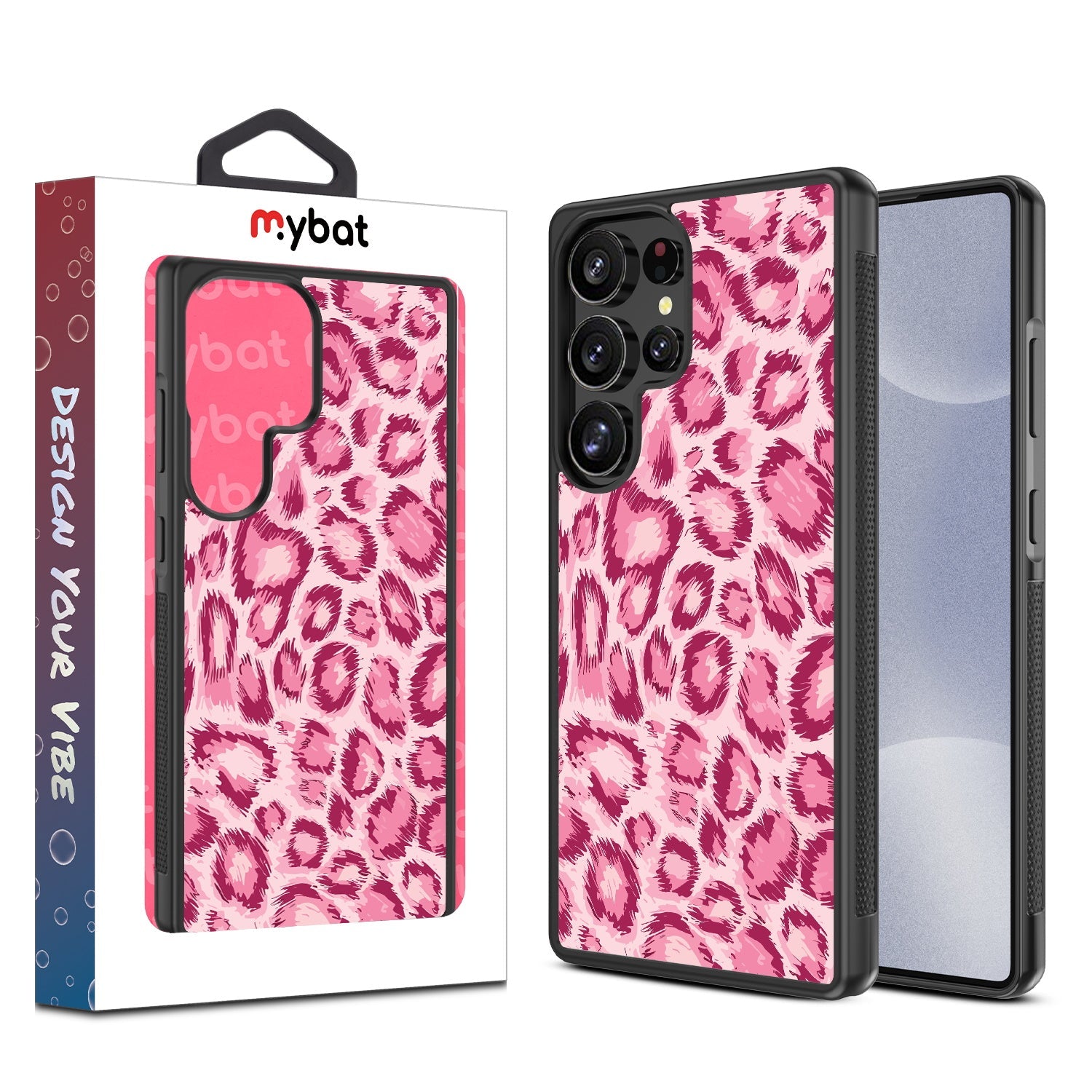 MyBat Design Lab Series Case for Samsung Galaxy S25 Ultra - Pink Leopard Print