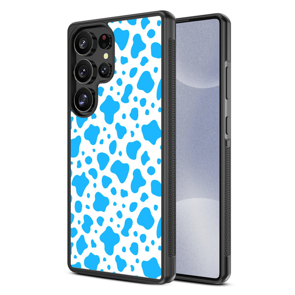 MyBat Design Lab Series Case for Samsung Galaxy S25 Ultra - Blue Cow Print - MSS25UCSLESM016-2.jpg