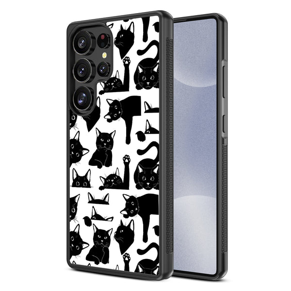 MyBat Design Lab Series Case for Samsung Galaxy S25 Ultra - Black Cats - MSS25UCSLESM017-2.jpg