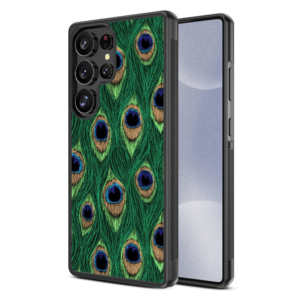 MyBat Design Lab Series Case for Samsung Galaxy S25 Ultra - Peacock Feathers - MSS25UCSLESM018-2.jpg