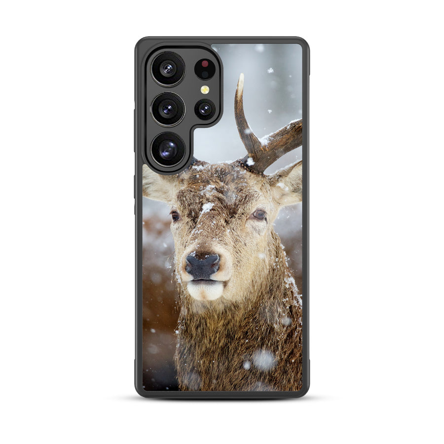 MyBat Design Lab Series Case for Samsung Galaxy S25 Ultra - Deer in Winter - MSS25UCSLESM024-3.jpg