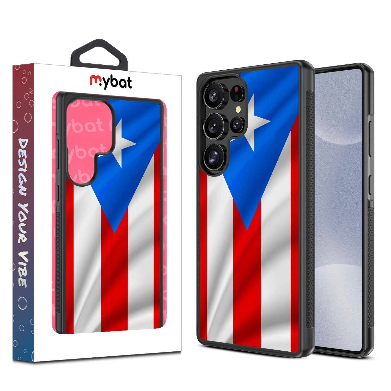 MyBat Design Lab Series Case for Samsung Galaxy S25 Ultra - Puerto Rican Flag