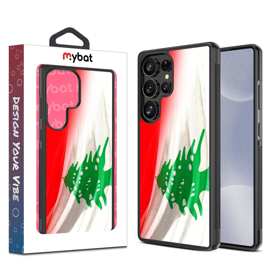 MyBat Design Lab Series Case for Samsung Galaxy S25 Ultra - Lebanese Flag