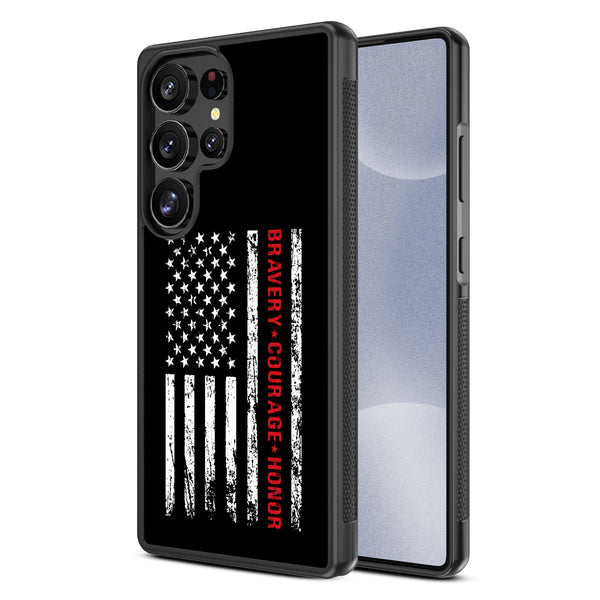 MyBat Design Lab Series Case for Samsung Galaxy S25 Ultra - Firefighter Flag - MSS25UCSLESM041-2.jpg