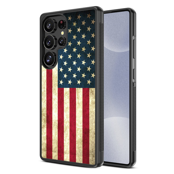 MyBat Design Lab Series Case for Samsung Galaxy S25 Ultra - American Flag - MSS25UCSLESM043-2.jpg