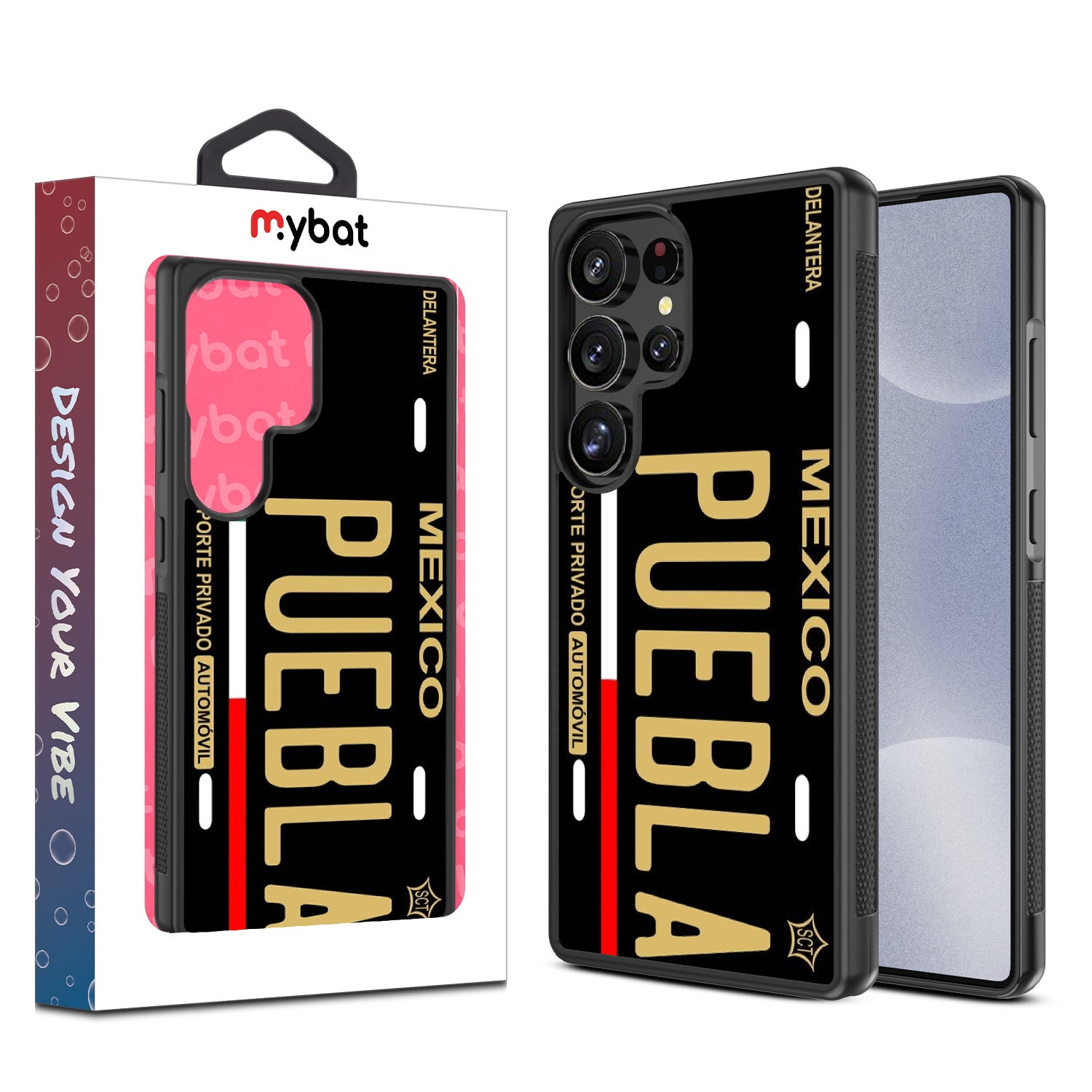 MyBat Design Lab Series Case for Samsung Galaxy S25 Ultra - Puebla Black