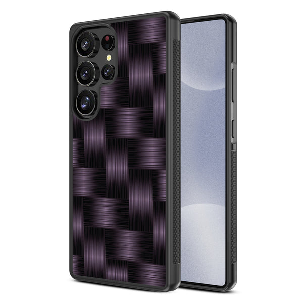 MyBat Design Lab Series Case for Samsung Galaxy S25 Ultra - Woven Carbon Fiber - MSS25UCSLESM085-2.jpg