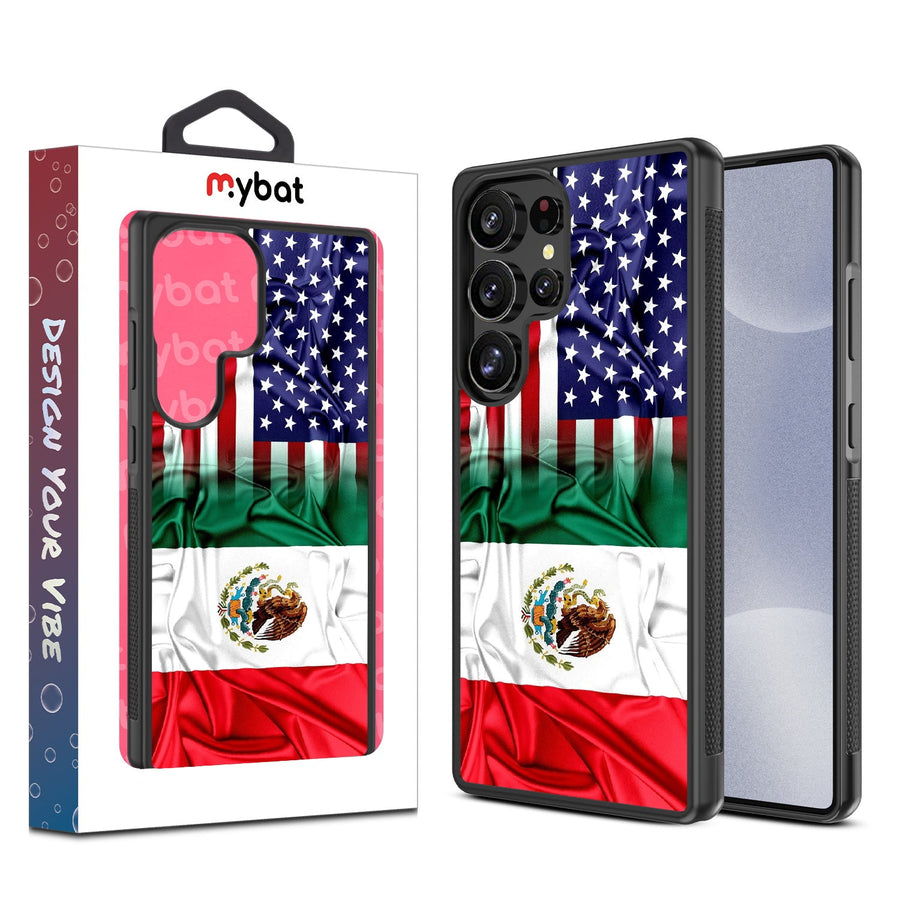 MyBat Design Lab Series Case for Samsung Galaxy S25 Ultra - Mexican-American Flag