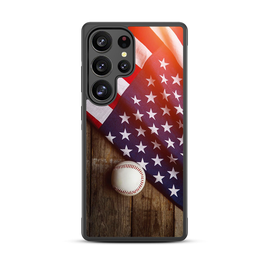 MyBat Design Lab Series Case for Samsung Galaxy S25 Ultra - Patriotic Pitch - MSS25UCSLESM172-3.jpg
