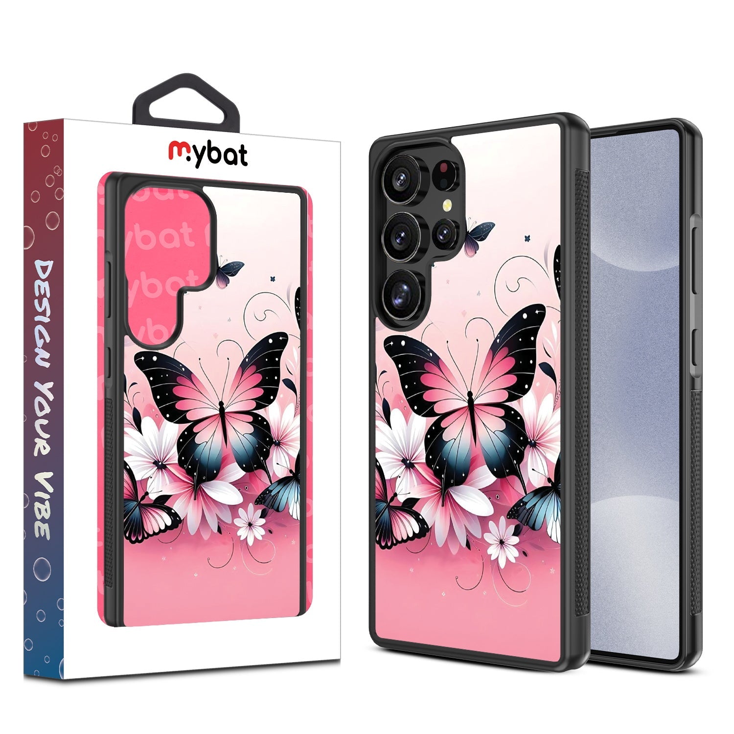 MyBat Design Lab Series Case for Samsung Galaxy S25 Ultra - Butterfly Bouquet