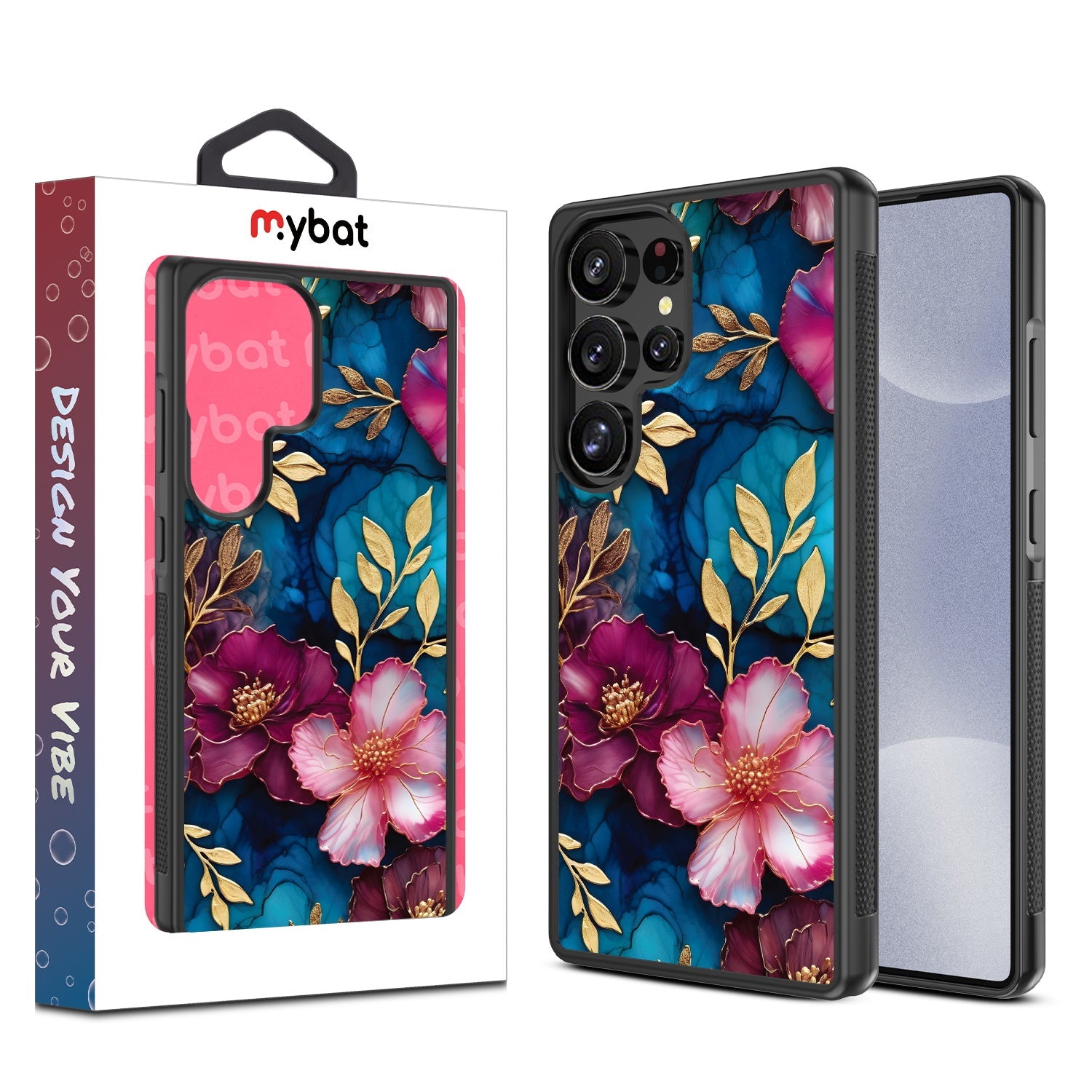 MyBat Design Lab Series Case for Samsung Galaxy S25 Ultra - Gilded Petals