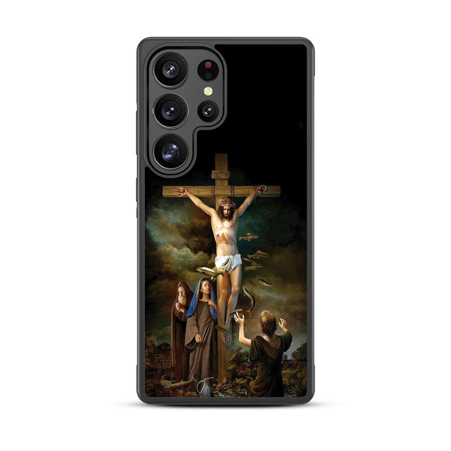 MyBat Design Lab Series Case for Samsung Galaxy S25 Ultra - Jesus on the Cross - MSS25UCSLESM197-3.jpg