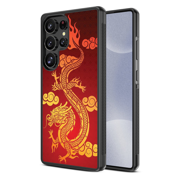 MyBat Design Lab Series Case for Samsung Galaxy S25 Ultra - Golden Dragon - MSS25UCSLESM213-2.jpg