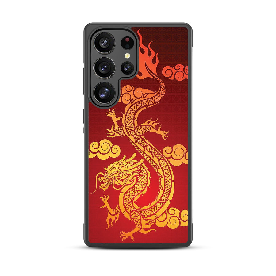 MyBat Design Lab Series Case for Samsung Galaxy S25 Ultra - Golden Dragon - MSS25UCSLESM213-3.jpg