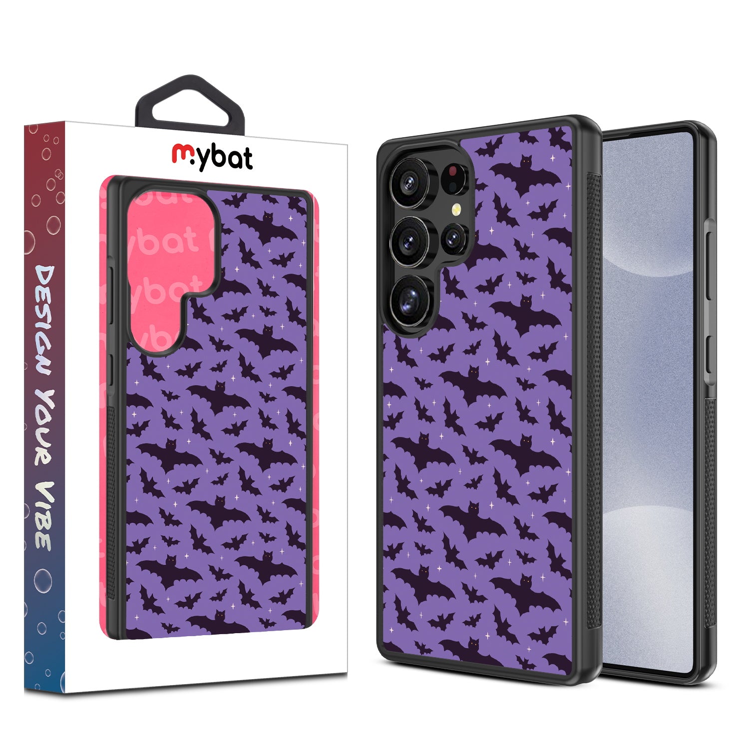 MyBat Design Lab Series Case for Samsung Galaxy S25 Ultra - Flying Bats - MSS25UCSLESM220-1.jpg